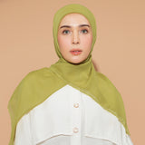 Paris Embroidery Signature Square Lime (Lozy X Hamidah)