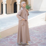 Habiba Abaya Set Natural