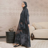 Sefira Sarimbit Series Dress Dewasa Ash Black L-XL