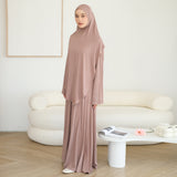 Saira Abaya Set Chocolate