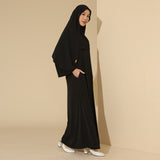 Sadiqa Abaya Set Black