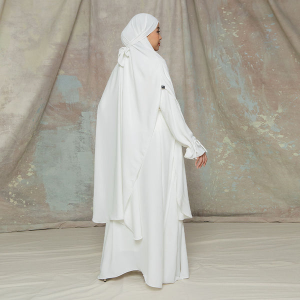 Alina Abaya Lozy x Cut Syifa Broken White S