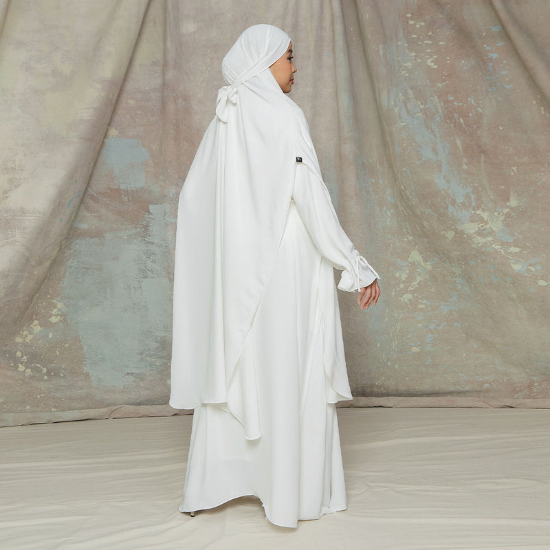 Alina Abaya Lozy x Cut Syifa Broken White S