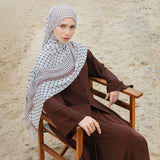 Viscose Printed Modal Brown Keffiyeh