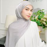 Yora Silk Shawl Ash Grey