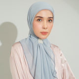 Paris Embroidery Signature Square Blue Pastel (Lozy X Hamidah)