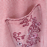 Naura Dress Pocket Embroidery Red Cherry