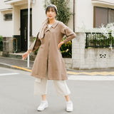 Minee Outer (Outer Linen) Soft Brown