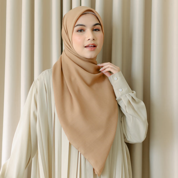 Mima Square Syari (Hijab Segiempat Syari) Honey Gold