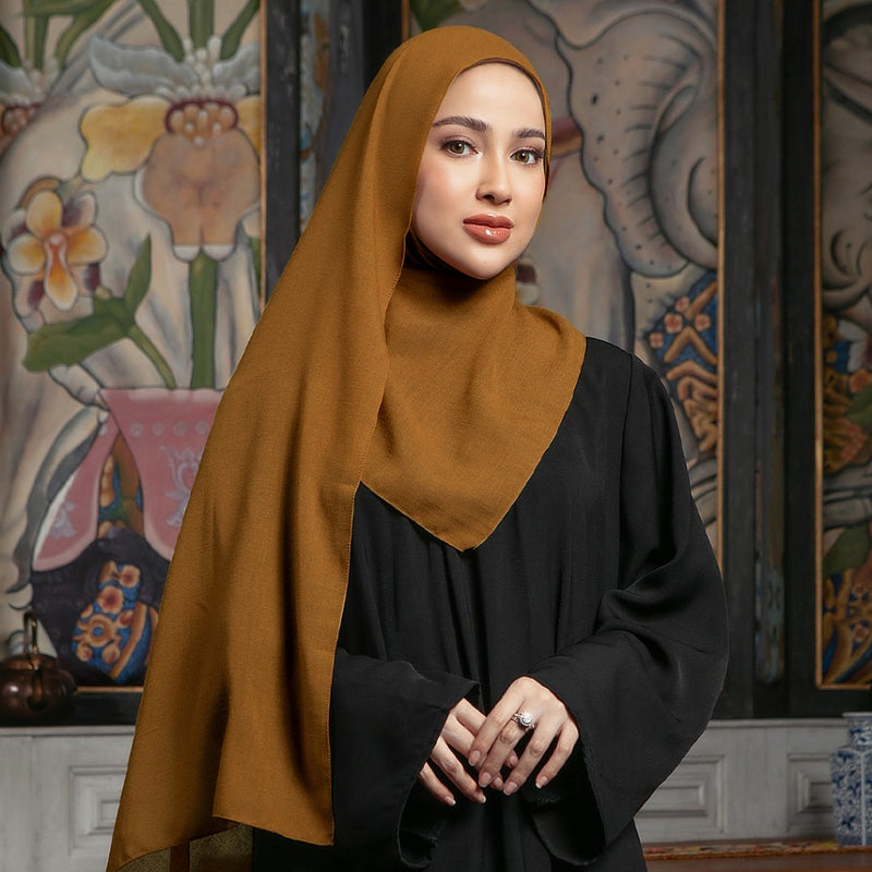 Mima Shawl Dark Gold Mustard