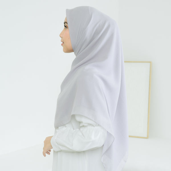 Mima Square Syari (Hijab Segiempat Syari) Dove Grey