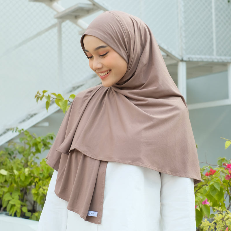 Taqira Instan (Hijab Instan Rayon) Hazelnut