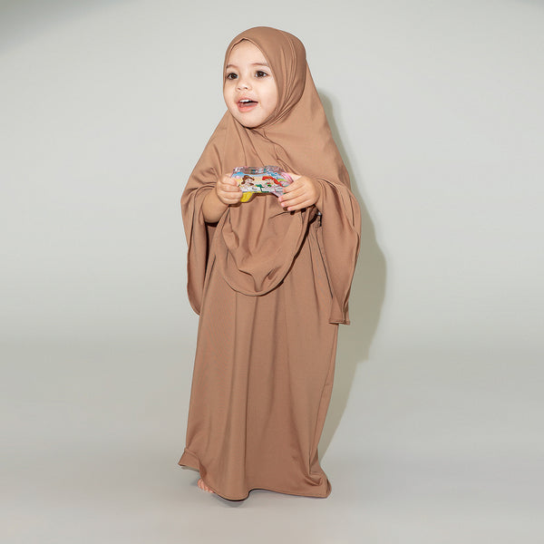 Shameera Prayer Set Kids Series 2 in Hazelnut 1-2 Tahun (Lozy x Hamidah)