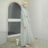 Hafsha Abaya Set Sage