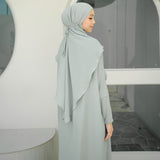 Hafsha Abaya Set Sage