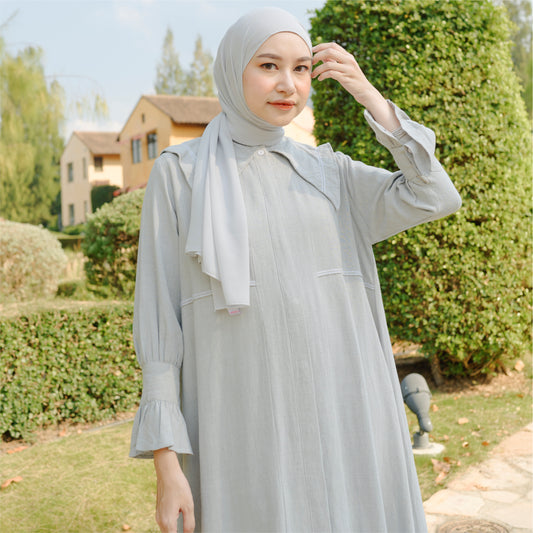 Harumi Dress Light Grey