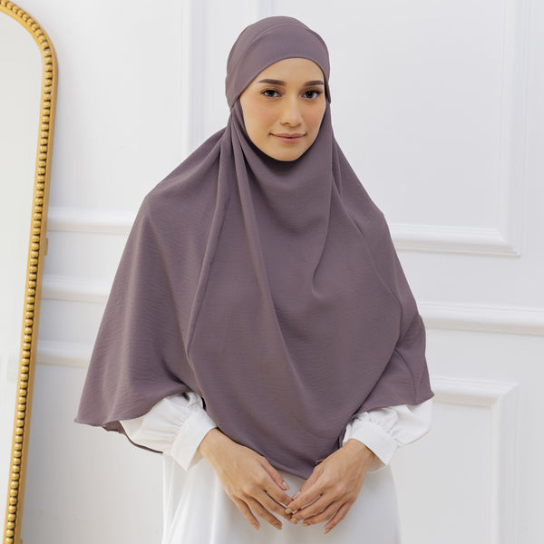 Halima French Khimar Sweet Grape