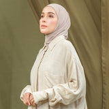 Mida Shirt Lozy x Hamidah Cream Almond