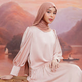 Heidy Oval Shawl in Brown Sugar (Lozy x Heidy)