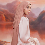 Heidy Oval Shawl in Brown Sugar (Lozy x Heidy)