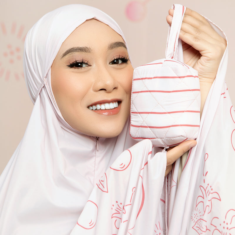 Shadira Prayer Set Travel Mini Pouch Cherry