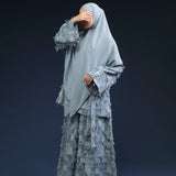 Aluna Denim Set Patch Light Blue
