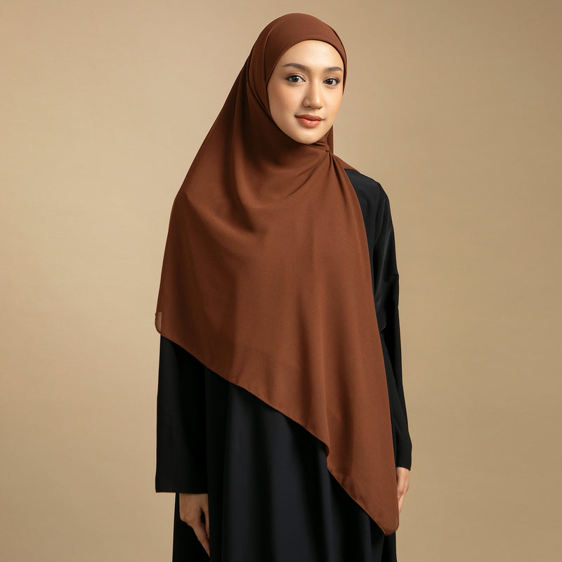 Bawal Inner Square Syari Rustic Brown