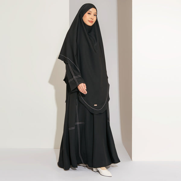 Havina Abaya Set Black