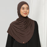 Ten Shawl Mahogany (Tencel Curved Pashmina Special Anniversary Collections)