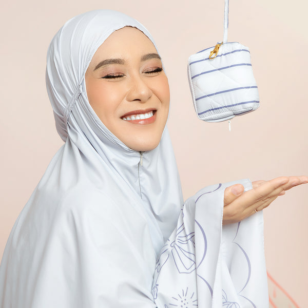Shadira Prayer Set Travel Mini Pouch Powder Blue