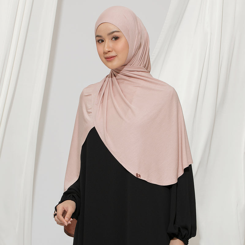 Ten Shawl Nude Pink (Tencel Curved Pashmina Special Anniversary Collections)