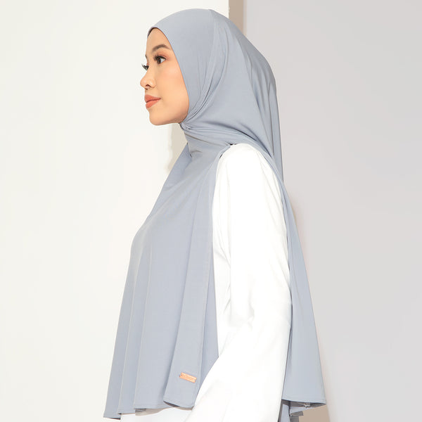 Haira Instan Syari Light Grey