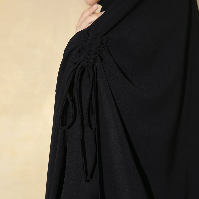 Yasmin Abaya Set Lozy x Cut Syifa Black XL