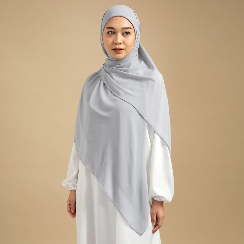Bawal Inner Square Syari Light Grey