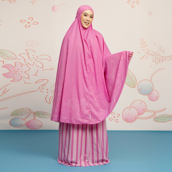 Shadira Prayer Set Travel Mini Pouch Fuschia