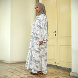 Yura Dress Outer Silver Mist