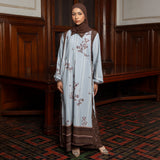 Linea Dress Lozy x Lesti Sarimbit Choco Blue L-XL