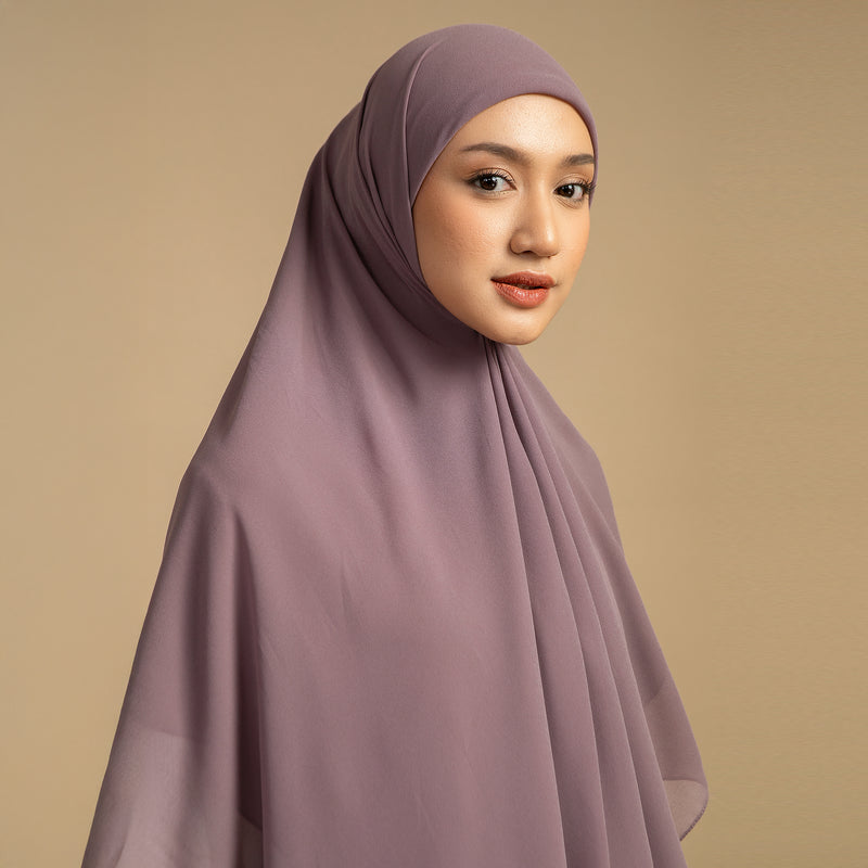 Bawal Inner Square Syari Purple Pastel