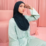 Heidy Oval Shawl in Teal (Lozy x Heidy)