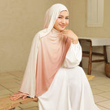 Arabian Gradasi Viscose Rayon Shawl Coral S1