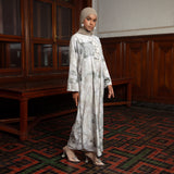 Noir Dress (Dress Abaya Pattern) Natural L-XL