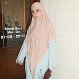 Embroidery Khimar Bandana Lozy x Hamidah Shell