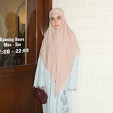 Embroidery Khimar Bandana Lozy x Hamidah Shell