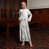 Noir Dress (Dress Abaya Pattern) Natural L-XL