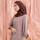 Heidy Oval Shawl in Mahogany (Lozy x Heidy)
