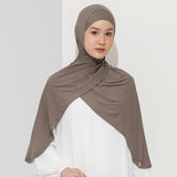 Ten Shawl Brown Muffin (Tencel Curved Pashmina Special Anniversary Collections)