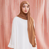 Heidy Oval Shawl in Toffee (Lozy x Heidy)