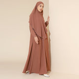 Humaya Abaya Set Brown Sugar