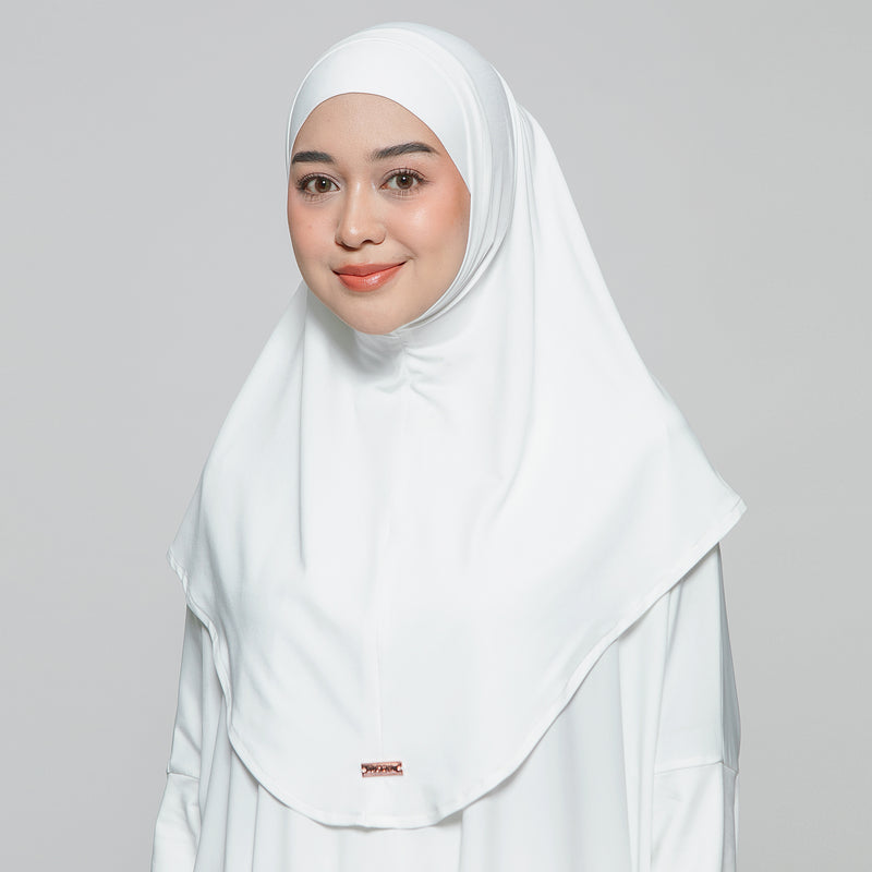 Nuna Instan Hijab Sport Broken White