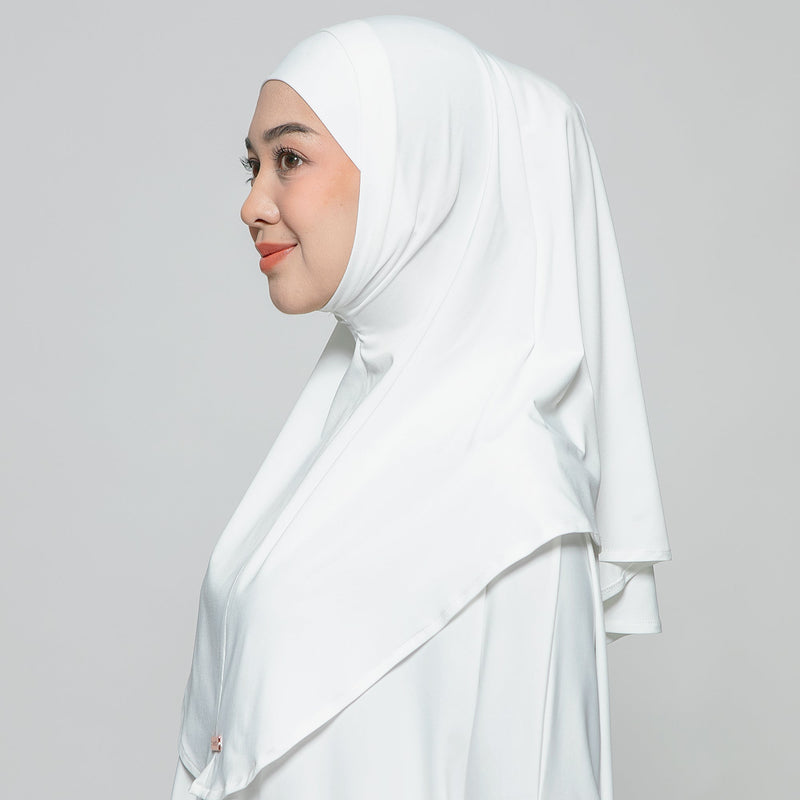 Nuna Instan Hijab Sport Broken White